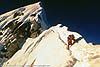Au sommet de l'Everest en 1990, Christine janin 