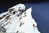 Au sommet de l'Everest en 1990, Christine janin 